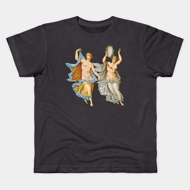 Diomedes dancers Kids T-Shirt by Mosaicblues